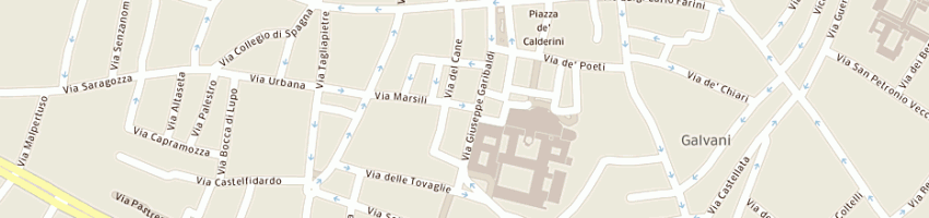 Mappa della impresa venturoli vincenzo a BOLOGNA