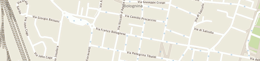 Mappa della impresa orisline snc di giberti lorenzo e c a BOLOGNA