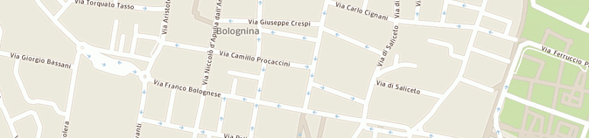 Mappa della impresa carlo alberto perugia a BOLOGNA