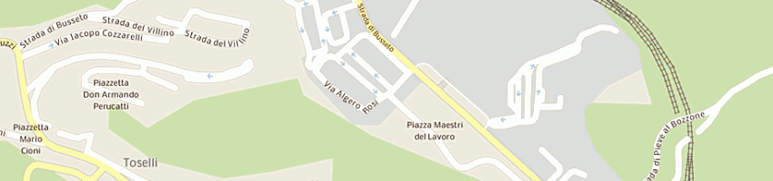 Mappa della impresa sabroso disco dancing a SIENA