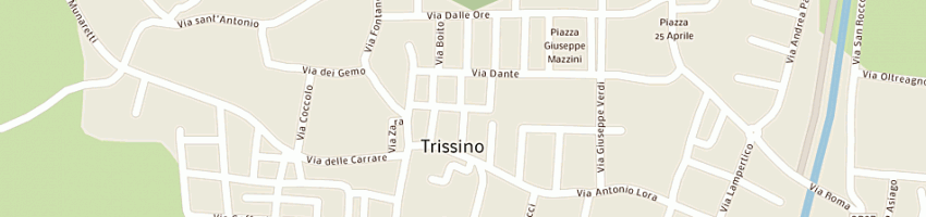 Mappa della impresa zordan luciano a TRISSINO