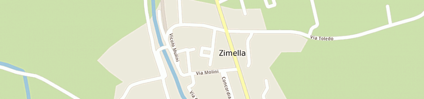 Mappa della impresa fontana fratelli srl a ZIMELLA