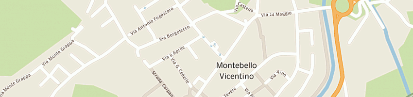 Mappa della impresa valeaga srl a MONTEBELLO VICENTINO