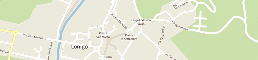 Mappa della impresa lazzarin gino a LONIGO