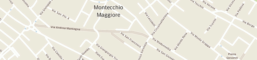 Mappa della impresa fontana ruggero a MONTECCHIO MAGGIORE