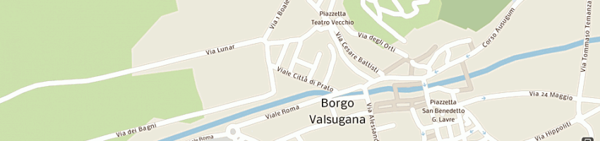 Mappa della impresa agenzia suba a BORGO VALSUGANA