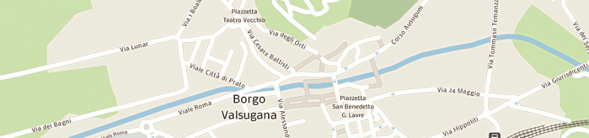 Mappa della impresa banca bovio calderari spa a BORGO VALSUGANA