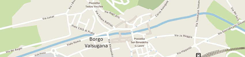 Mappa della impresa baldi roberta a BORGO VALSUGANA