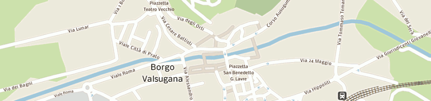 Mappa della impresa debortoli guido di sergio a BORGO VALSUGANA