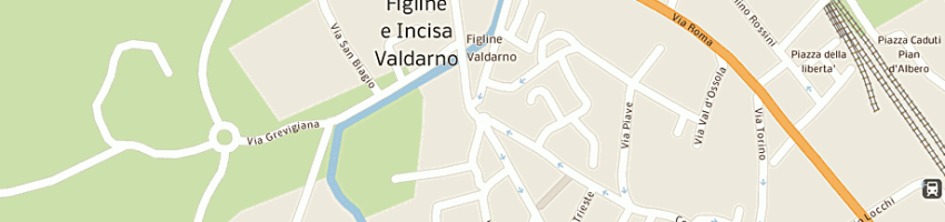 Mappa della impresa gv creazioni srl a FIGLINE VALDARNO