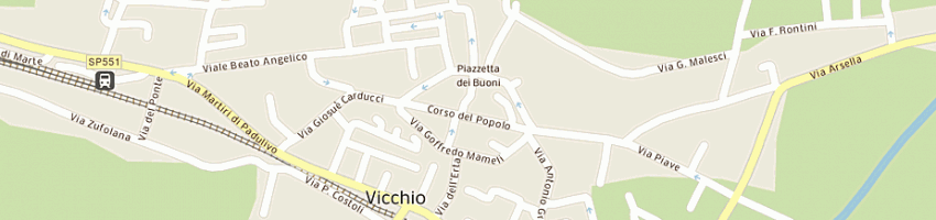 Mappa della impresa matini sonia a VICCHIO