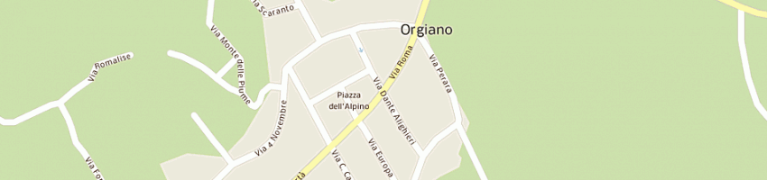 Mappa della impresa municipio a ORGIANO