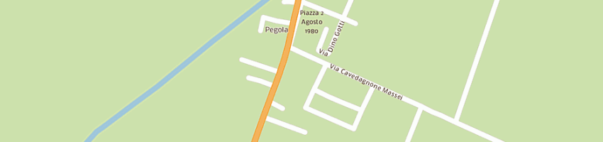 Mappa della impresa roma gino a MALALBERGO