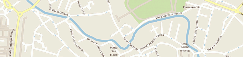 Mappa della impresa platano srl a VICENZA