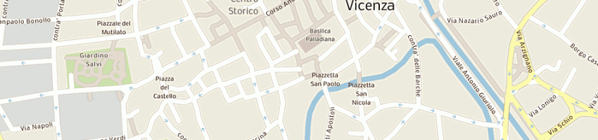 Mappa della impresa morsoletto paolo a VICENZA