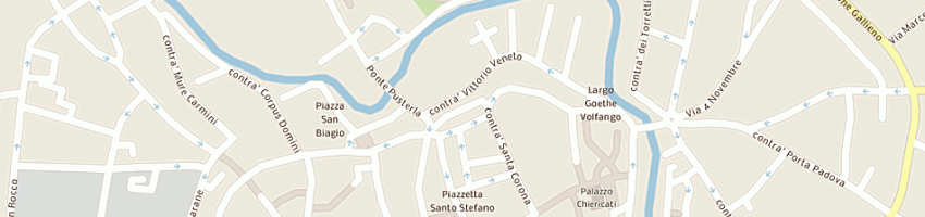 Mappa della impresa bar loggetta a VICENZA