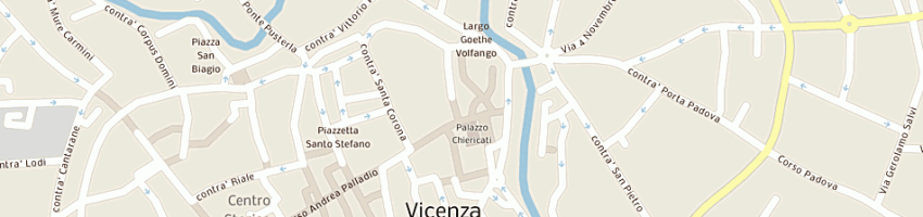 Mappa della impresa improfin srl a VICENZA