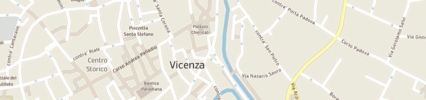 Mappa della impresa sicurcredit srl a VICENZA