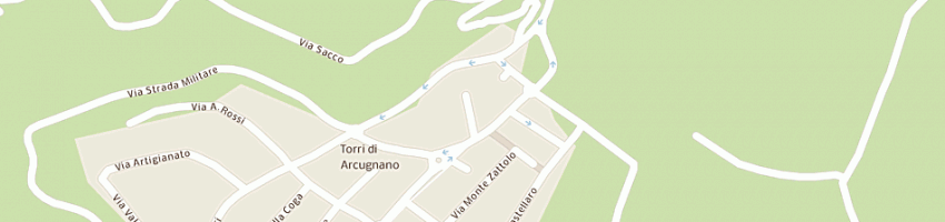 Mappa della impresa pronto pizza di caterino giuseppe a ARCUGNANO