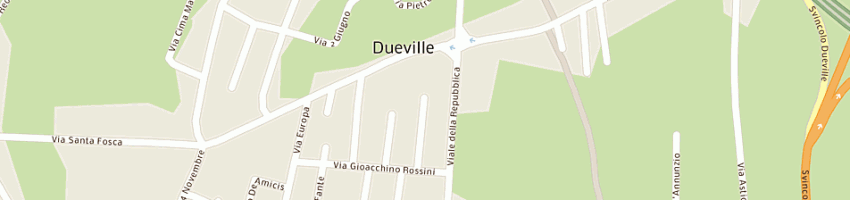 Mappa della impresa cecchini benito a DUEVILLE