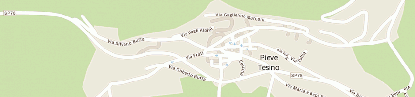 Mappa della impresa pro loco pieve tesino a PIEVE TESINO