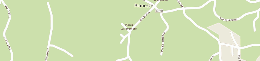 Mappa della impresa municipio a PIANEZZE