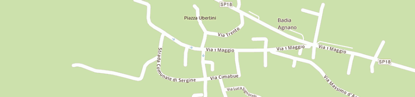 Mappa della impresa pasquini giuseppe a BUCINE