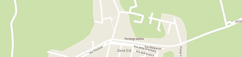 Mappa della impresa parrocchia pontegradella a FERRARA