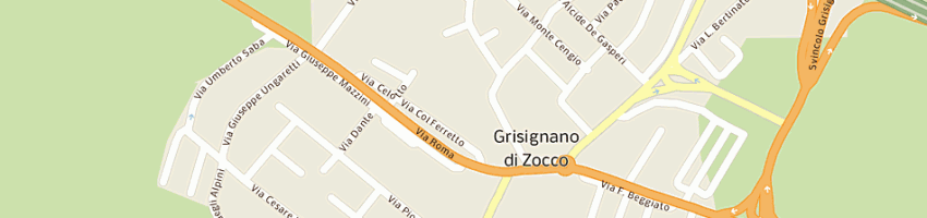 Mappa della impresa padovan silvano a GRISIGNANO DI ZOCCO