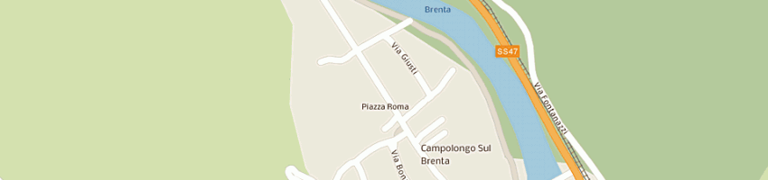 Mappa della impresa trattoria alla nave a CAMPOLONGO SUL BRENTA