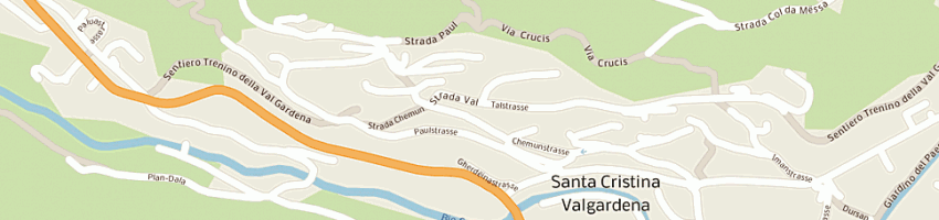 Mappa della impresa pizzeria peppi snc a SANTA CRISTINA VALGARDENA