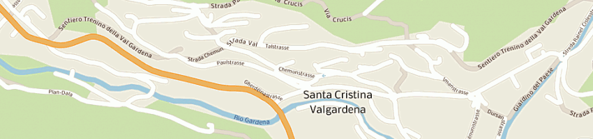 Mappa della impresa perathoner max a SANTA CRISTINA VALGARDENA