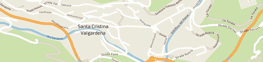 Mappa della impresa pensione marina ristorante a SANTA CRISTINA VALGARDENA