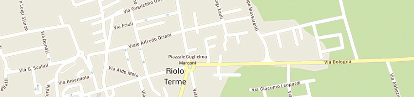 Mappa della impresa riccio roberto a RIOLO TERME