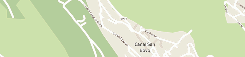 Mappa della impresa rattin giuseppe a CANAL SAN BOVO