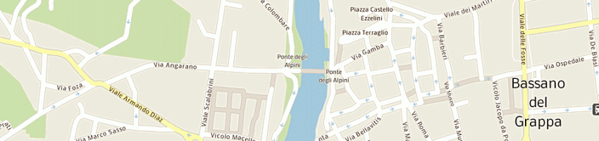 Mappa della impresa zanchetta ivonne a BASSANO DEL GRAPPA