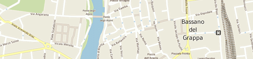 Mappa della impresa studio dierre sas di dalla rizza francesco a BASSANO DEL GRAPPA