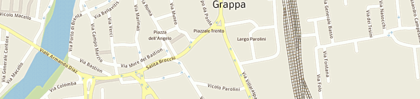 Mappa della impresa banca popolare di vicenza scparl a BASSANO DEL GRAPPA