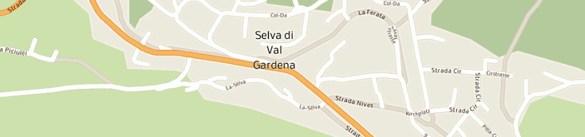 Mappa della impresa mussner eugenio a SELVA DI VAL GARDENA