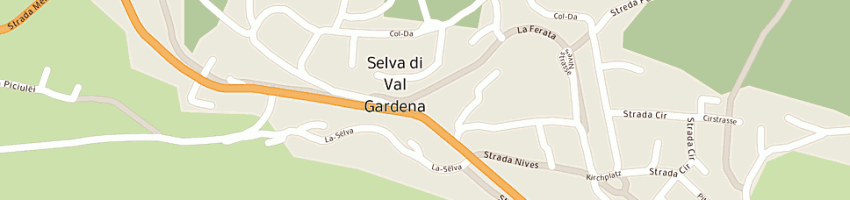 Mappa della impresa senoner sarteur snc a SELVA DI VAL GARDENA