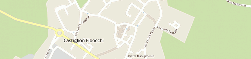 Mappa della impresa alimentari chiodini sirio a CASTIGLION FIBOCCHI