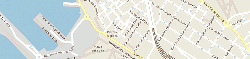 Mappa della impresa pizzeria del ghetto di ughetti paolo a CIVITAVECCHIA