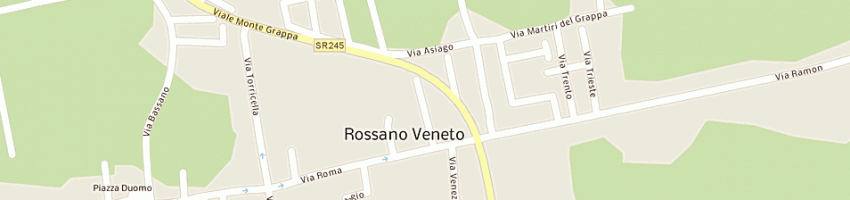 Mappa della impresa meneghetti enrico a ROSSANO VENETO