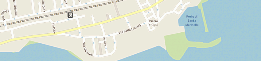 Mappa della impresa gazzella fabio a SANTA MARINELLA