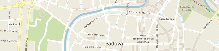 Mappa della impresa pedron sabrina a PADOVA