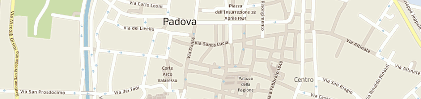 Mappa della impresa pizza dei signori di double s srl a PADOVA