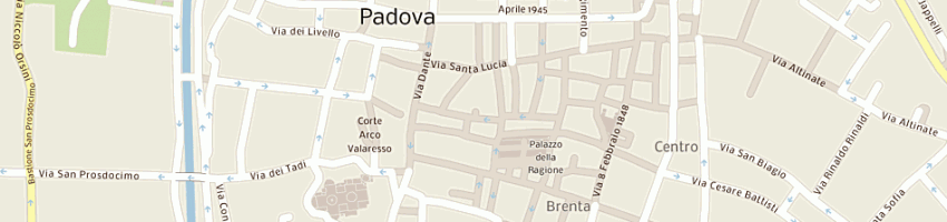 Mappa della impresa liberti spa a PADOVA