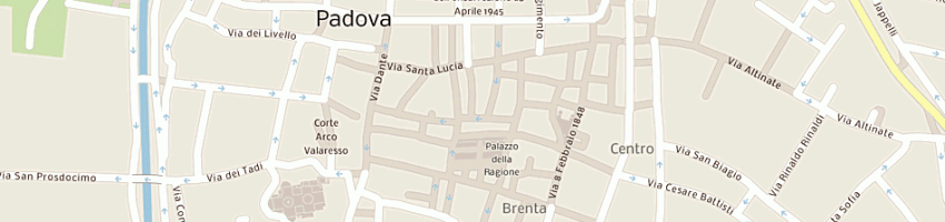 Mappa della impresa lo' underwear space - intimo lei - lui a PADOVA