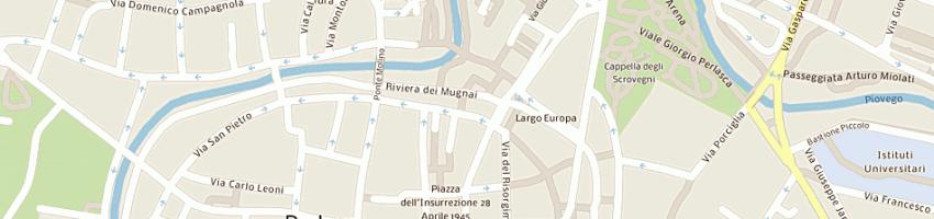 Mappa della impresa bar vescovi a PADOVA