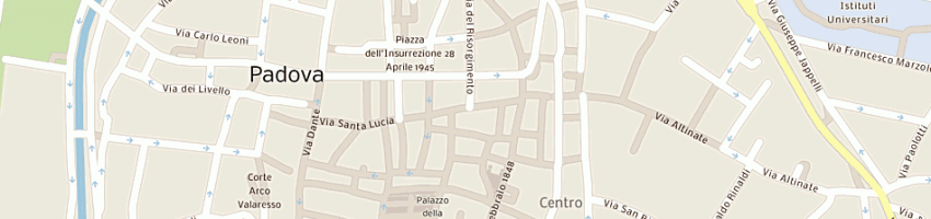 Mappa della impresa il calzolaio a PADOVA